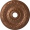 Ekena Millwork Swindon Ceiling Medallion (Fits Canopies up to 6 1/8"), 24"OD x 4"ID x 1 1/2"P, Polished Copper CM24SWPOS - alternate 1